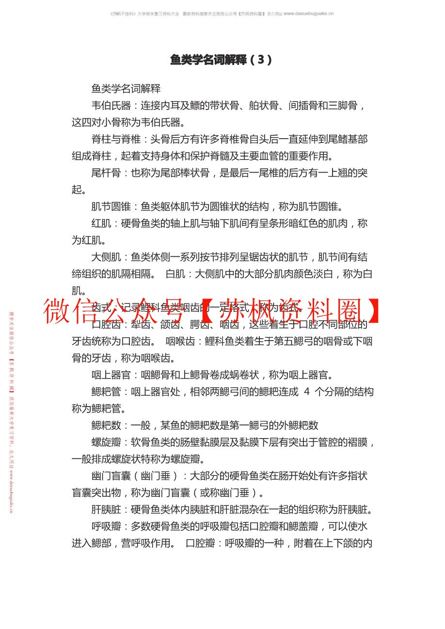 鱼类学